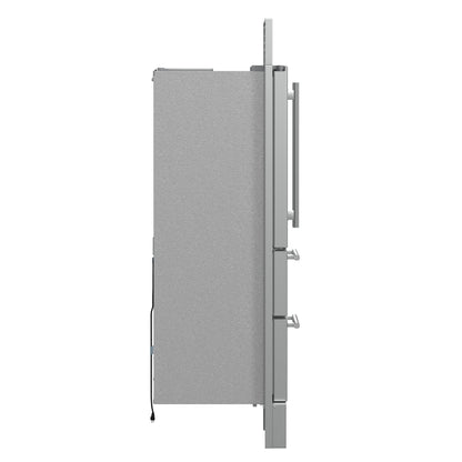 Forno Moena 40-Inch French Door Refrigerator, Stainless Steel, 19.2 cu.ft, Decorative Grill, ENERGY STAR Certified - Forno Appliances