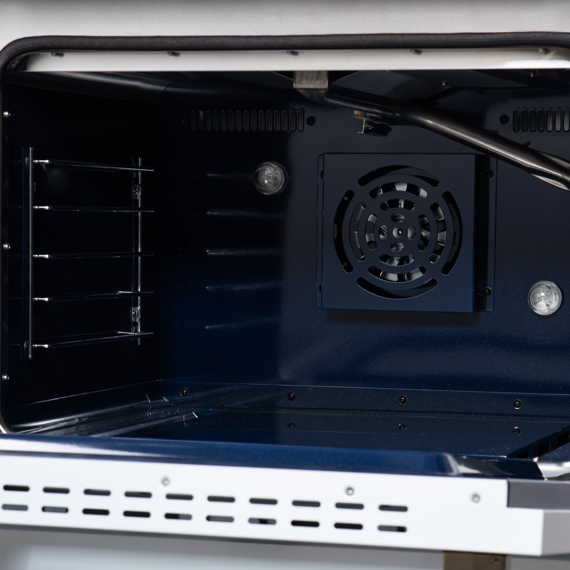 Forno Massimo 48-Inch White Freestanding Gas Range, 8 Burners, True Convection Oven - Forno Appliances