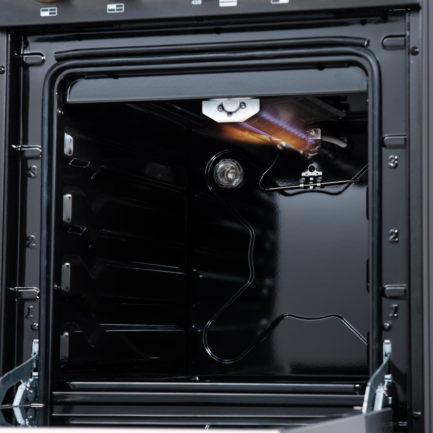 Forno Lamazze 20 Inch Freestanding Gas Range in Black, Compact Design - Forno Appliances