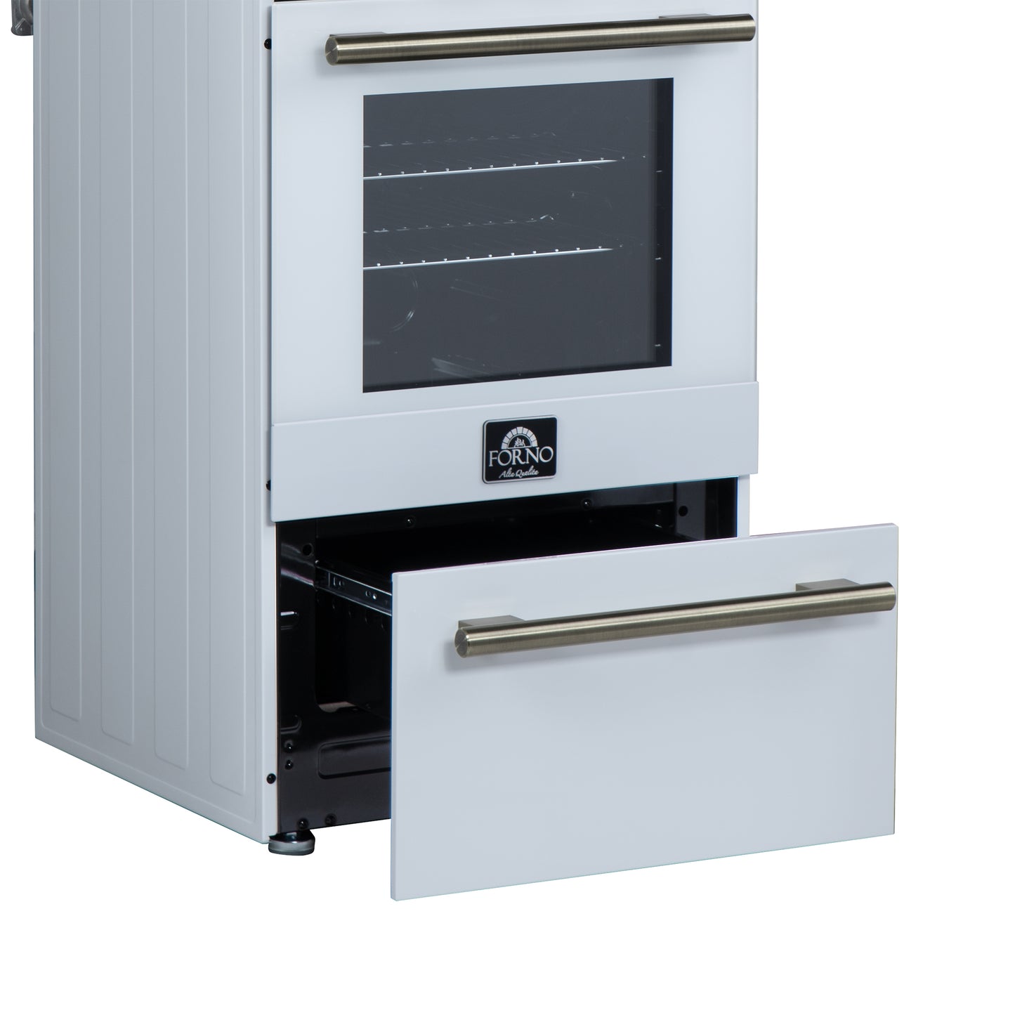 Forno Lamazze 20 Inch Freestanding Gas Range in White, Compact Design - Forno Appliances