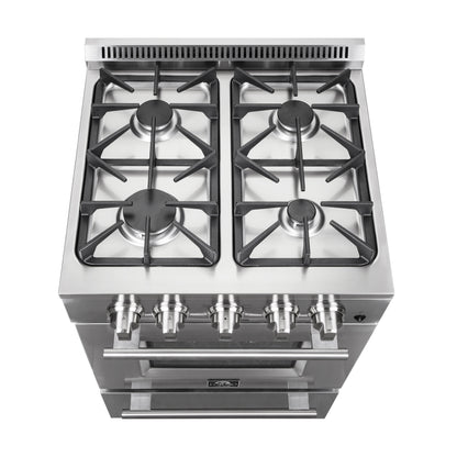 Forno Breno 24-Inch Freestanding Gas Range, Compact Design, Energy Efficient - Forno Appliances