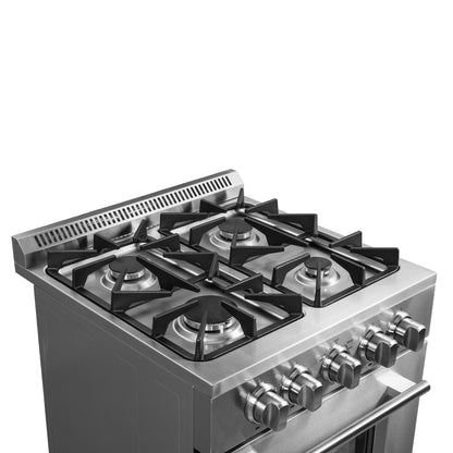 Forno Breno 24-Inch Freestanding Gas Range, Compact Design, Energy Efficient - Forno Appliances