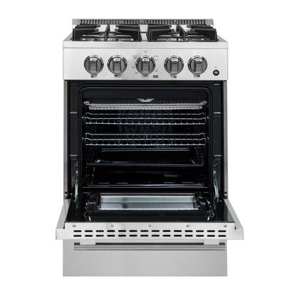 Forno Breno 24-Inch Freestanding Gas Range, Compact Design, Energy Efficient - Forno Appliances