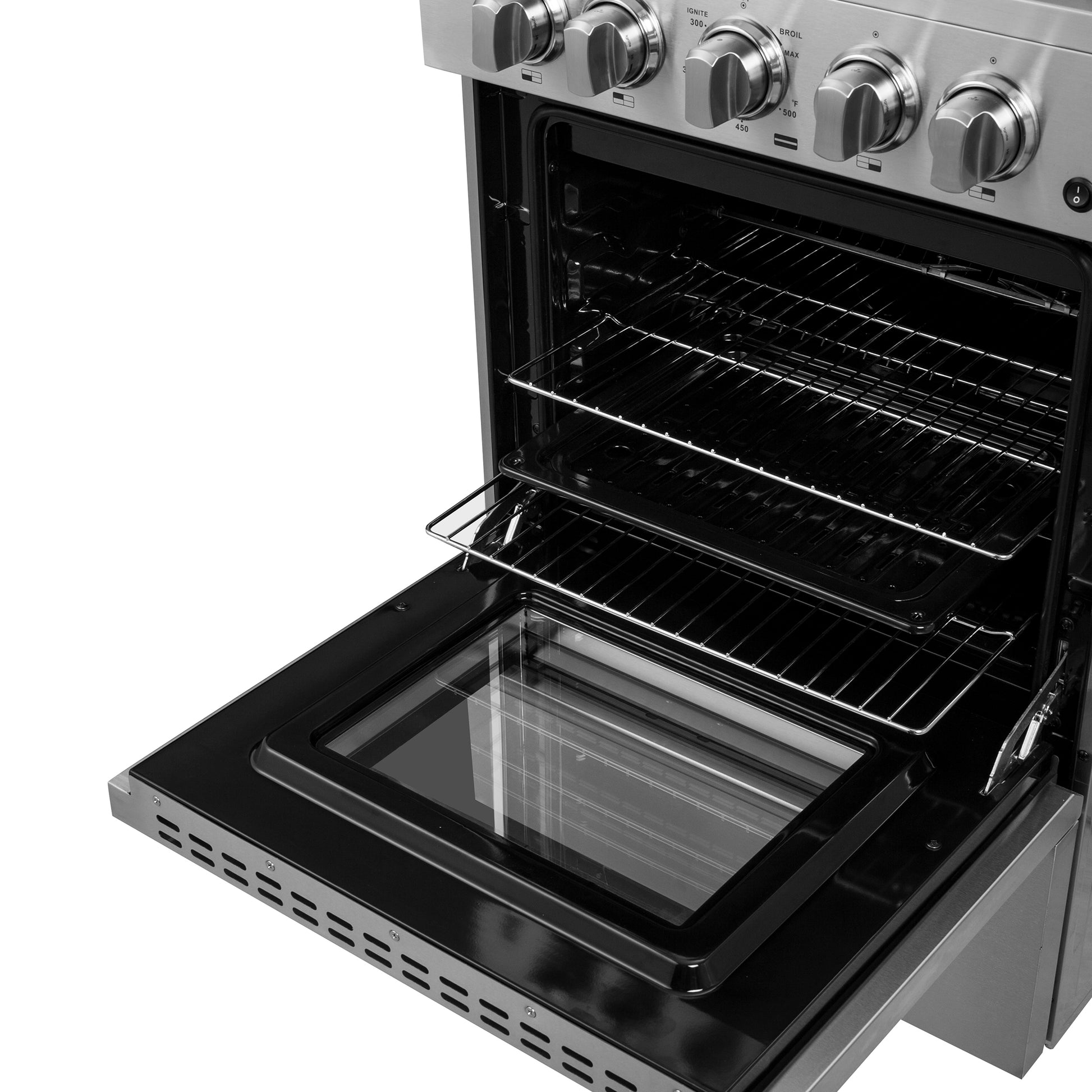 Forno Breno 24-Inch Freestanding Gas Range, Compact Design, Energy Efficient - Forno Appliances