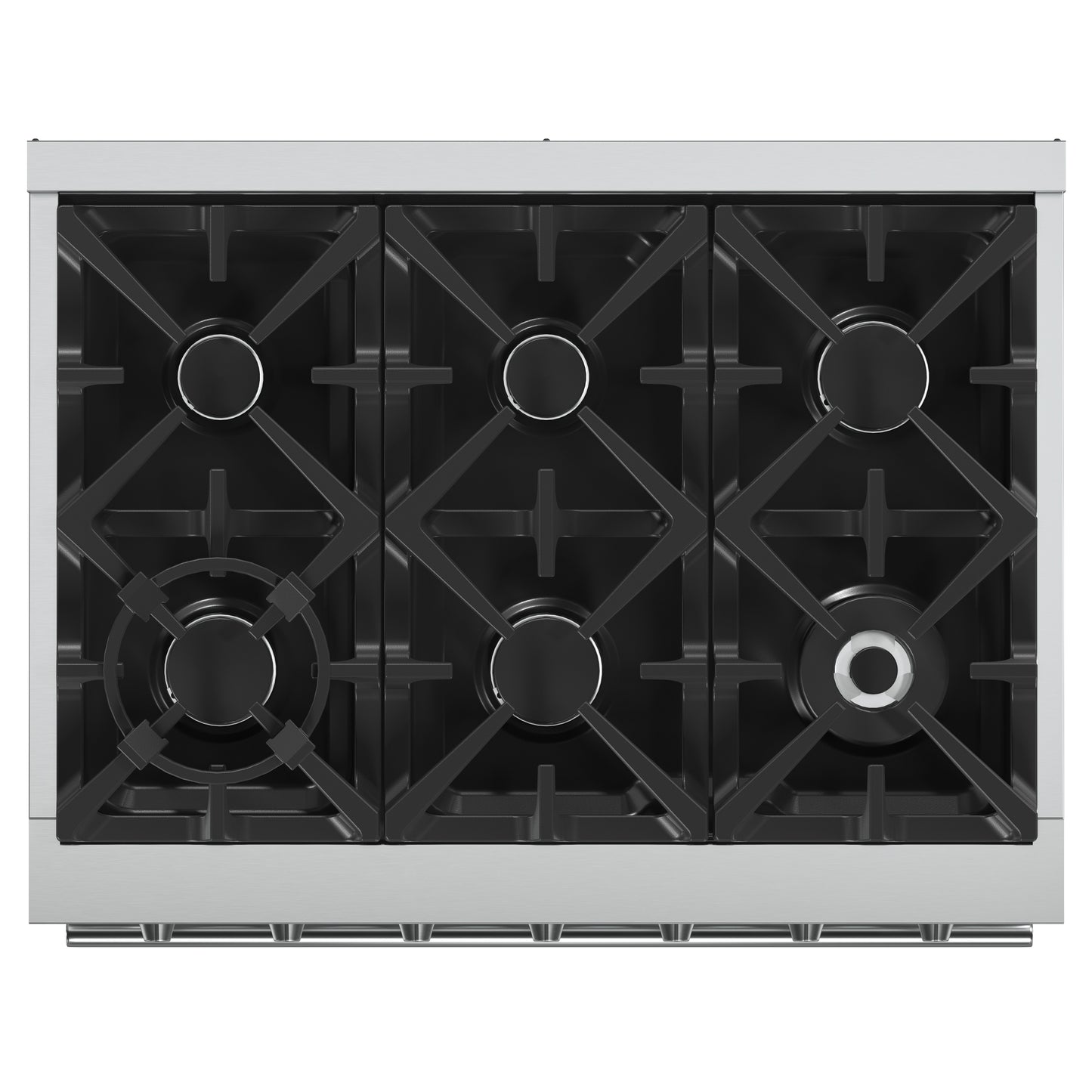 Forno Massimo 36-Inch Freestanding Gas Range, 6 Sealed Burners, Convection Oven, Energy Efficient - Forno Appliances