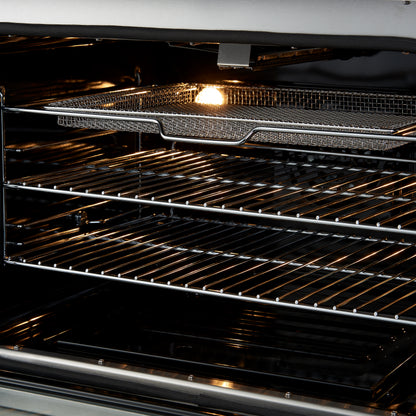 FORNO Giovanni 30-inch Gas Range Stainless Steel, 5 Burners 67,000 BTU, 4.32 cu.ft. Convection Oven - Forno Appliances
