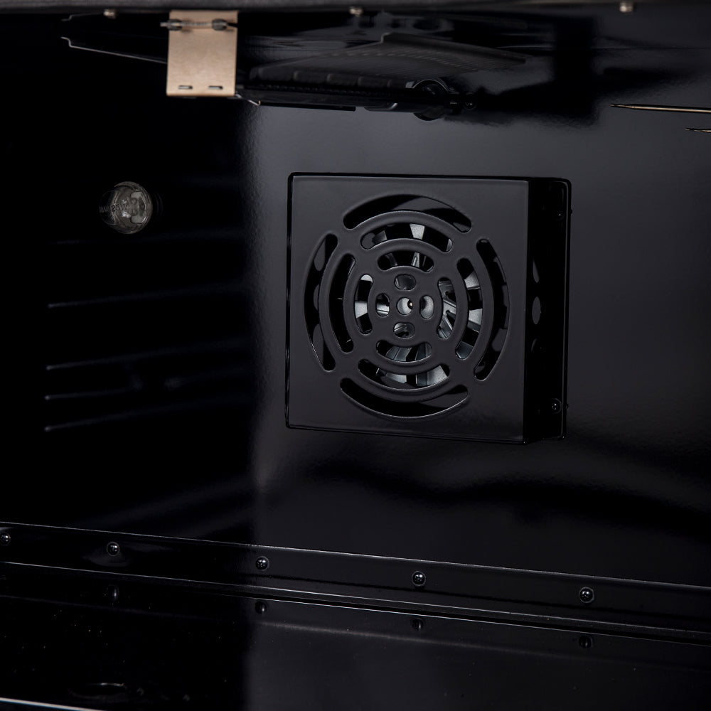 Marco 36-Inch Gas Range Black & Antique Brass Design, 6 Burners 67,000 BTU, 5.36 cu.ft. Convection Oven - Forno Appliances