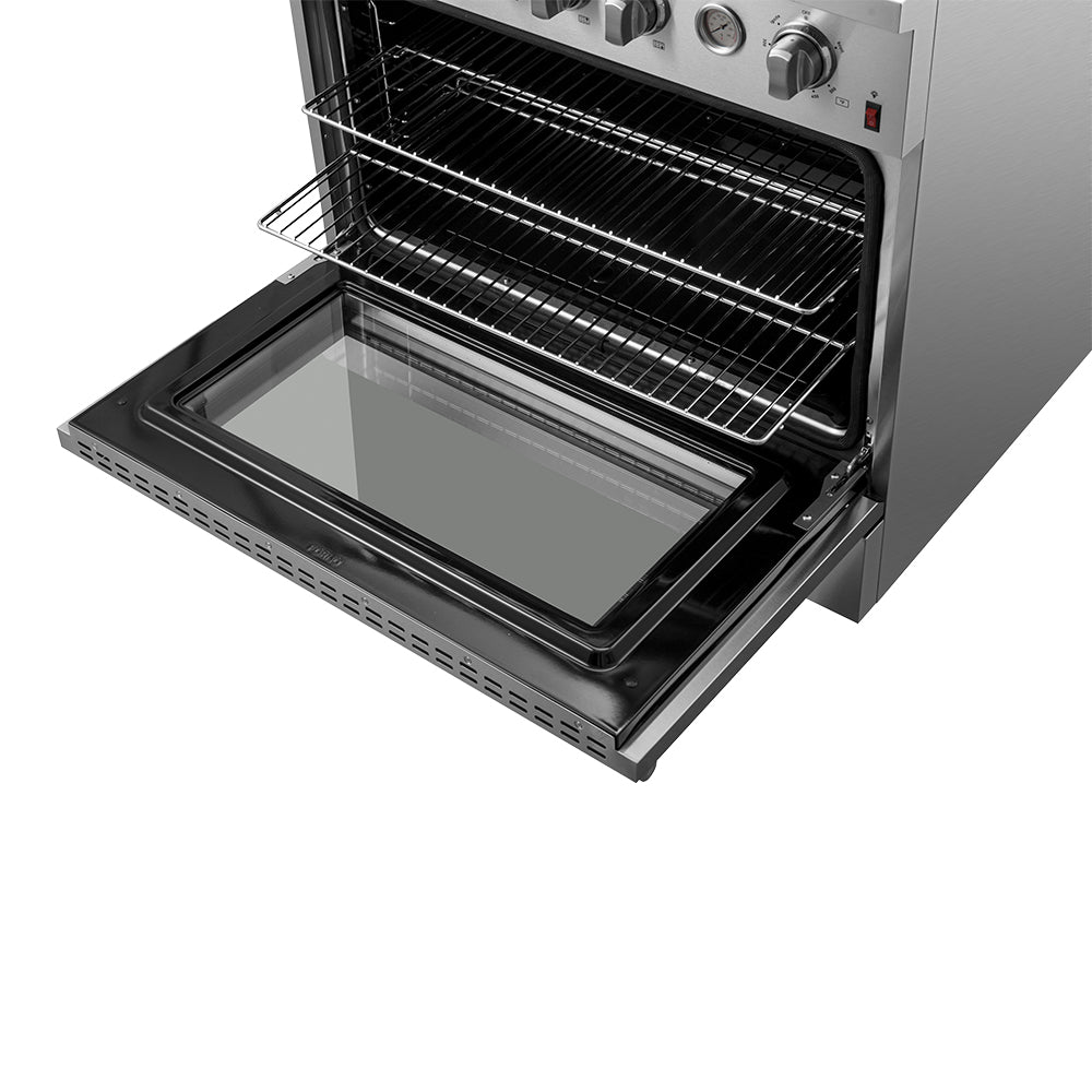 FORNO Premium 3-Piece Kitchen Bundle - 36" Gas Range, French Door Refrigerator, Built-In Dishwasher, Stainless Steel - FBDL-009-01CAUS - Forno Appliances