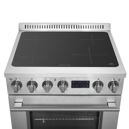 Forno Torino cuisinière à induction 30 pouces avec vraie convection et friteuse à air - Forno Appliances