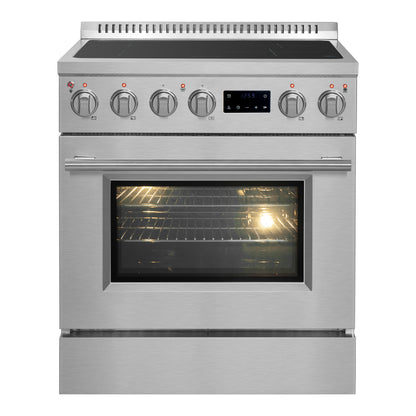 Forno Torino cuisinière à induction de 30 pouces avec vraie convection et friture à air - Forno Appliances