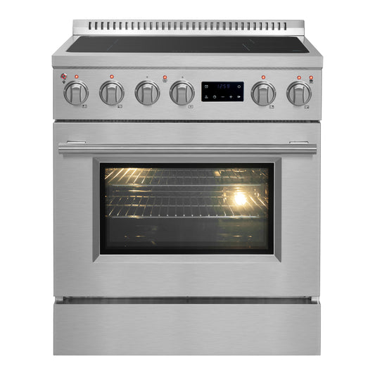 Forno Torino 30 Inch Induction Range with True Convection and Air Fry - Forno Appliances