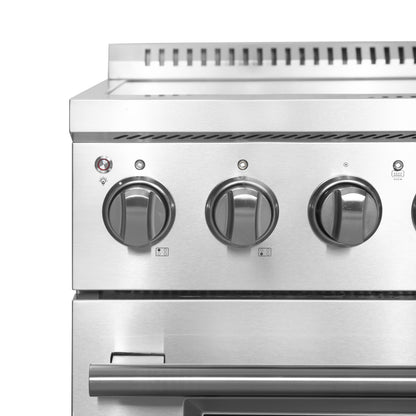 Forno Torino cuisinière à induction 30 pouces avec vraie convection et air fryer - Forno Appliances