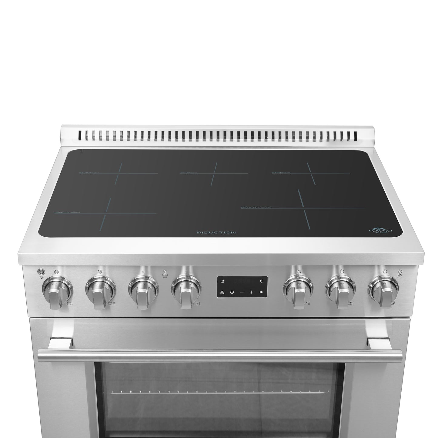 Forno Torino 36 Inch Induction Range with True Convection and Air Fry - Forno Appliances