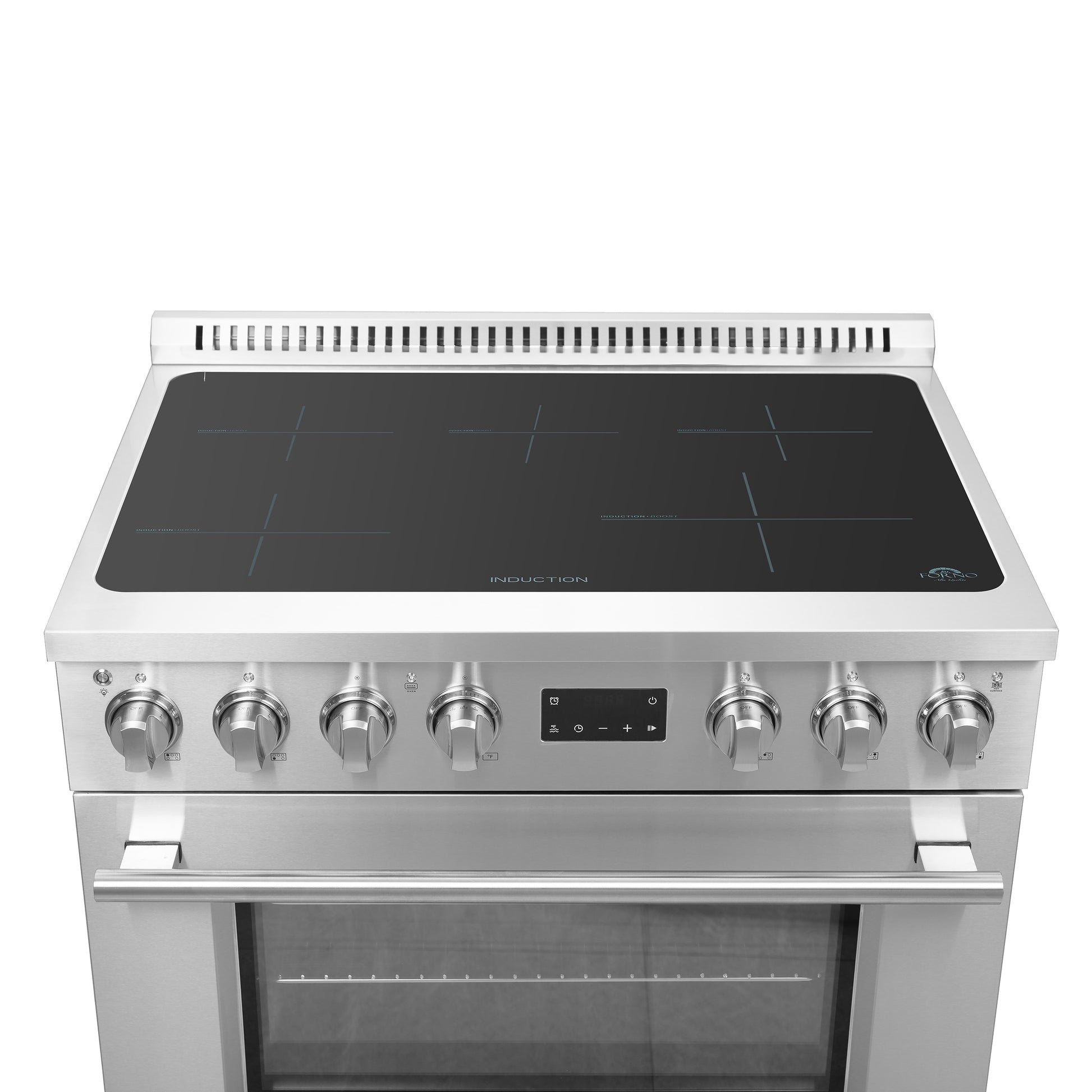 Forno Torino 36 Inch Induction Range with True Convection and Air Fry - Forno Appliances