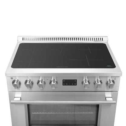 Forno Torino 36 Inch Induction Range with True Convection and Air Fry - Forno Appliances