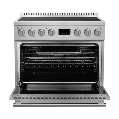 Forno Torino 36 Inch Induction Range with True Convection and Air Fry - Forno Appliances
