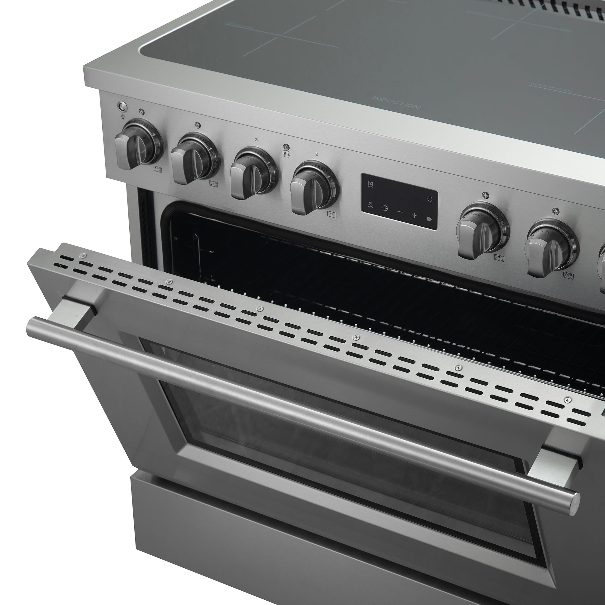 Forno Torino 36 Inch Induction Range with True Convection and Air Fry - Forno Appliances