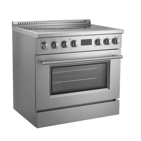 Forno Torino 36 Inch Induction Range with True Convection and Air Fry - Forno Appliances