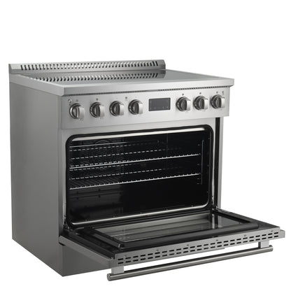Forno Torino 36 Inch Induction Range with True Convection and Air Fry - Forno Appliances
