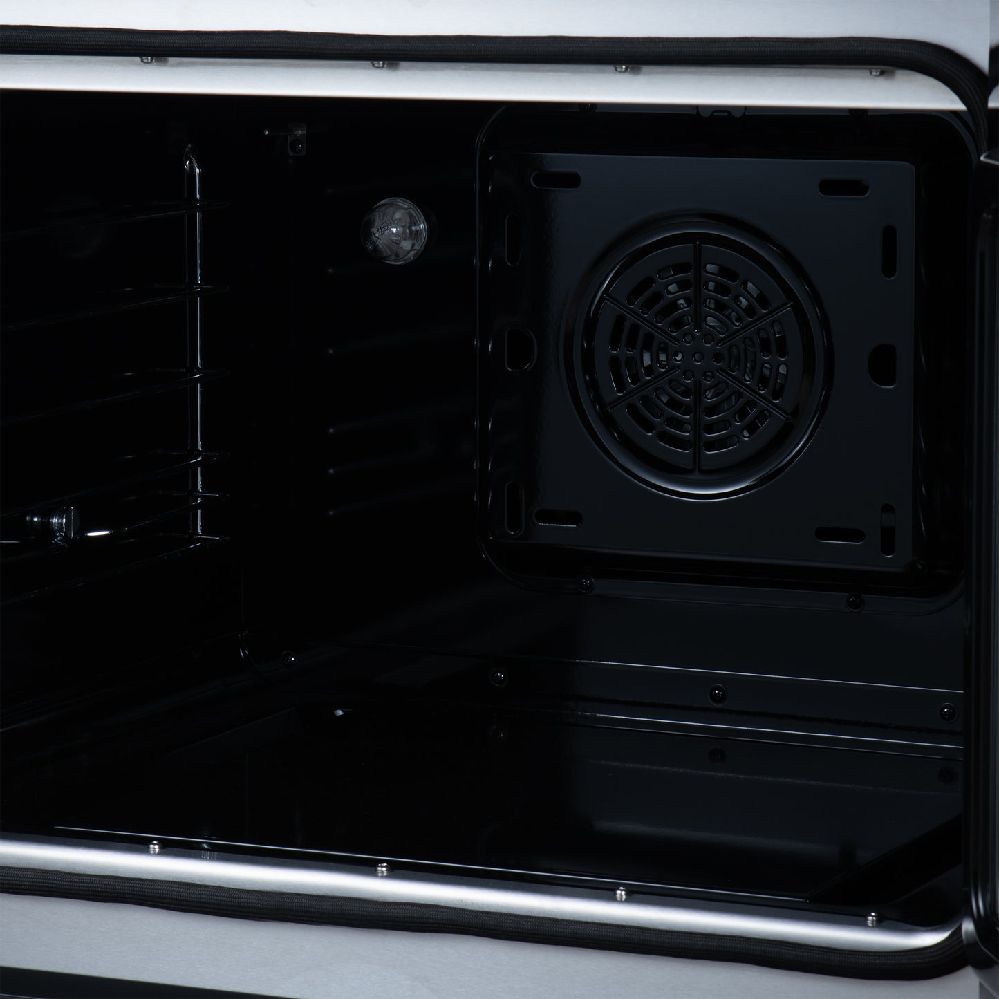 Torino French Door 30 Inch Induction Range with Air Fryer, Air Sous Vide & True Convection, Dual Broiler, Black - Forno Appliances
