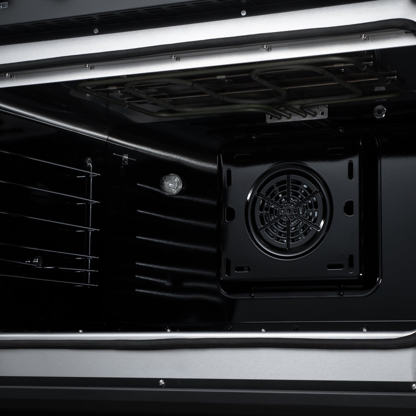 Torino French Door 36 Inch Induction Range with Air Fryer, Air Sous Vide & True Convection, Dual Broiler, Black - Forno Appliances