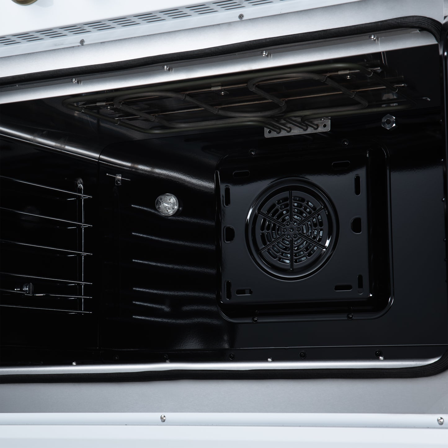 Torino French Door 36 Inch Induction Range with Air Fryer, Air Sous Vide & True Convection, Dual Broiler, White - Forno Appliances