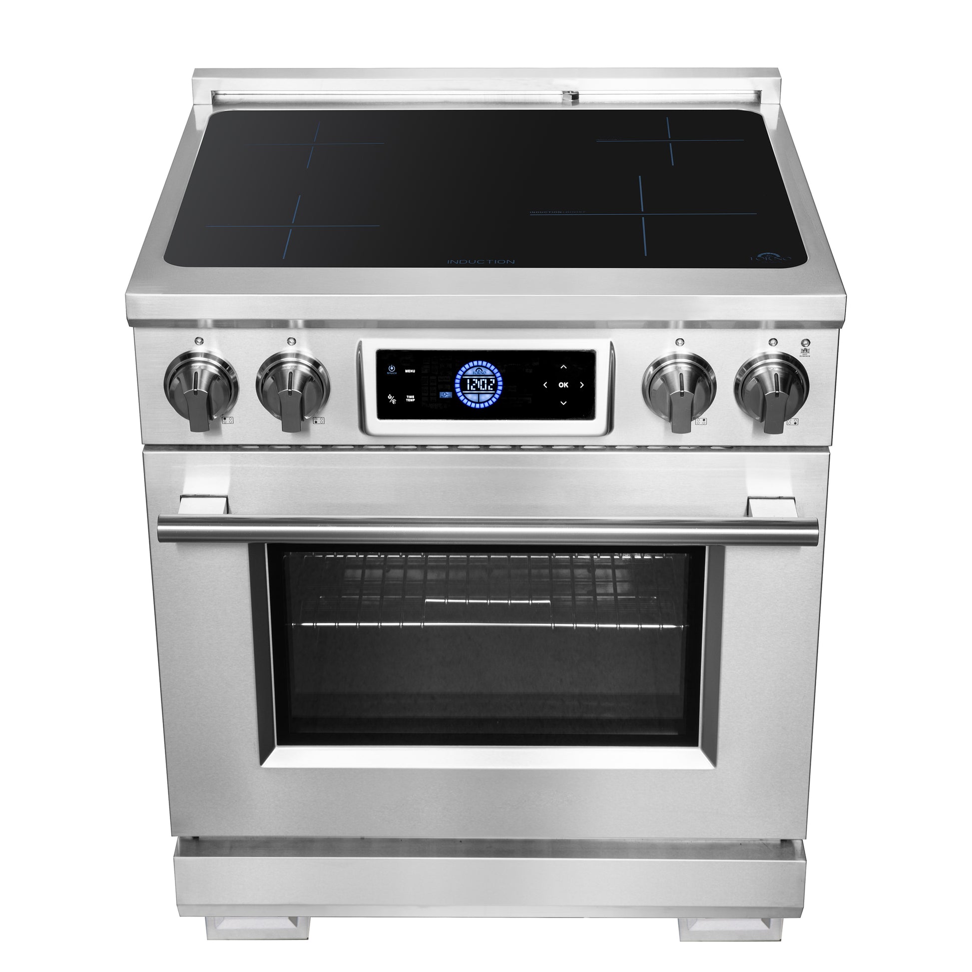 Cuisinière à induction Forno Maximus 30 pouces avec friteuse à air - Forno Appliances