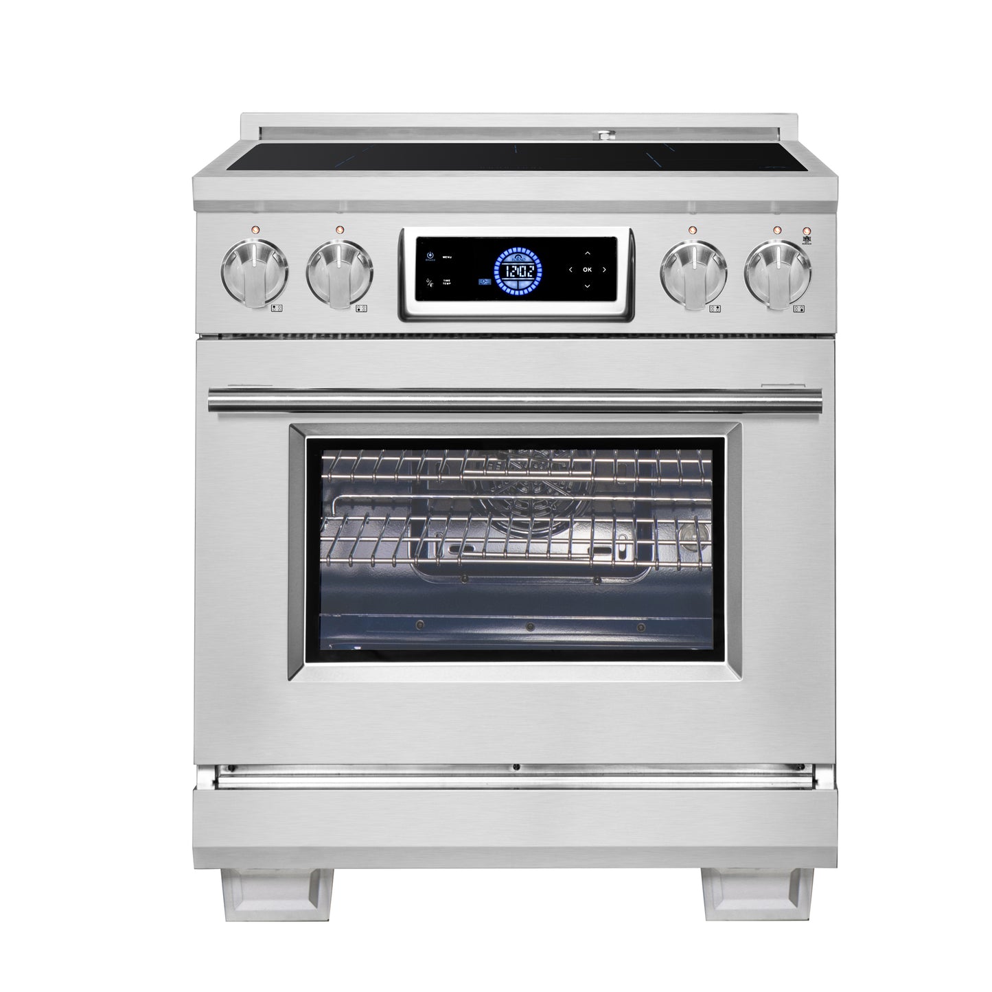alt
Cuisinière à induction Forno Maximus 30 pouces avec friteuse à air - Forno Appliances