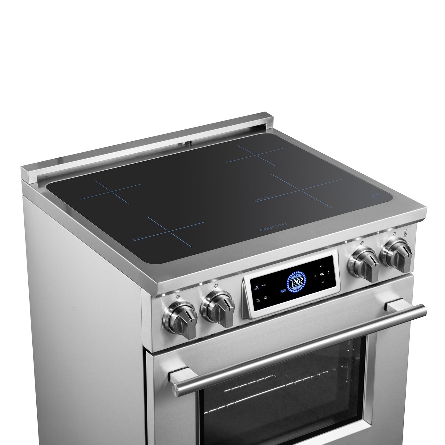 Forno Maximus cuisinière à induction 30 pouces avec friteuse à air - Forno Appliances