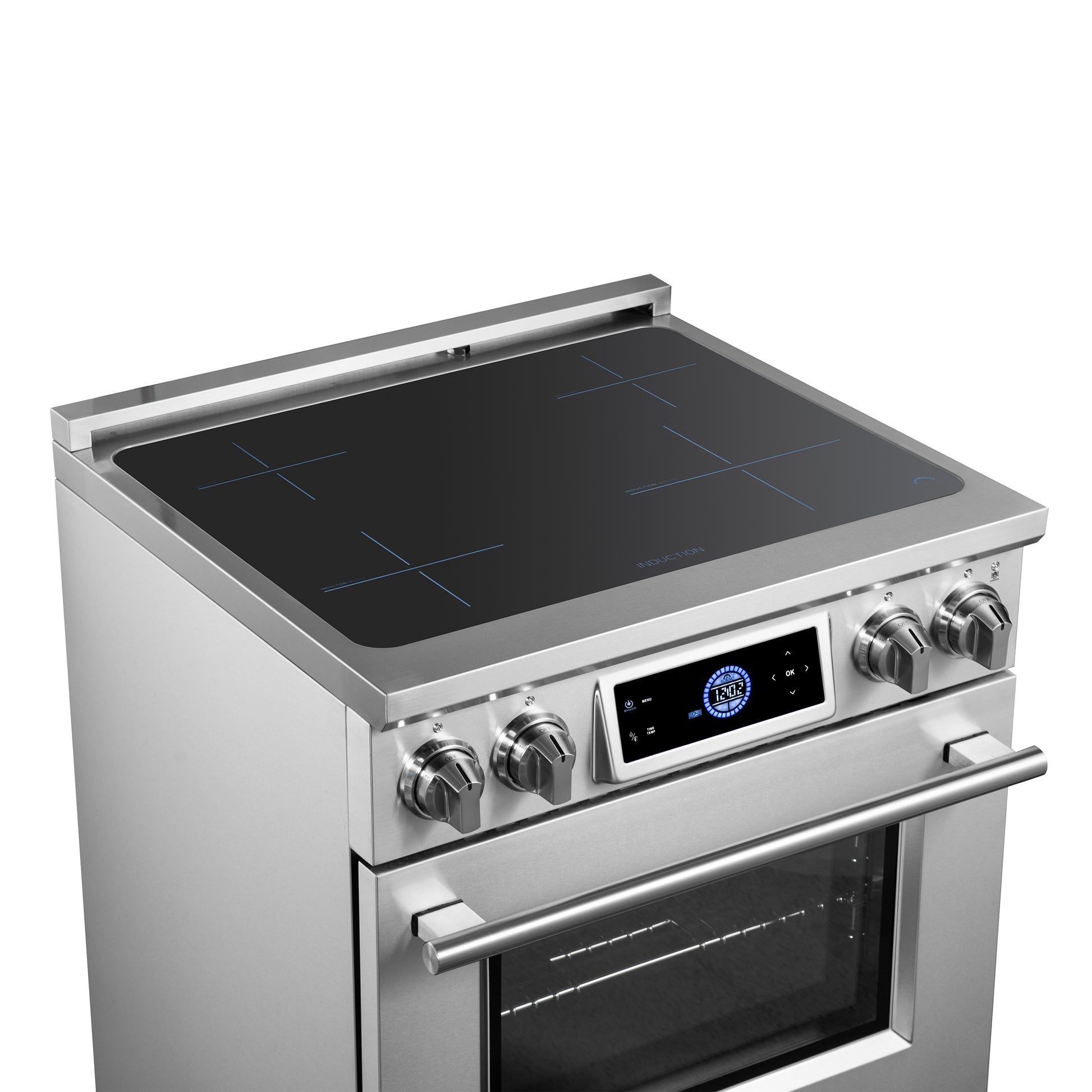 Forno Maximus cuisinière à induction 30 pouces avec friteuse à air - Forno Appliances