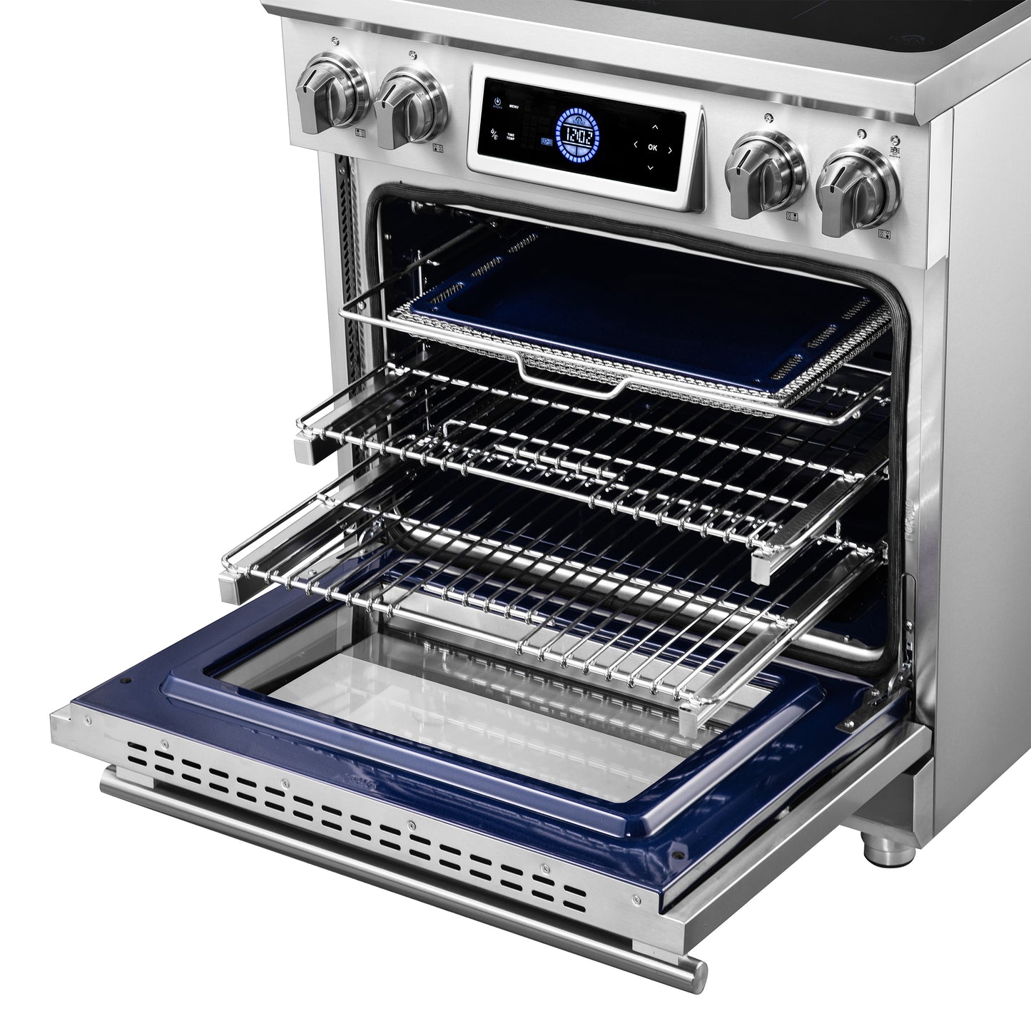 Forno Maximus cuisinière à induction 30 pouces avec friteuse à air - Forno Appliances