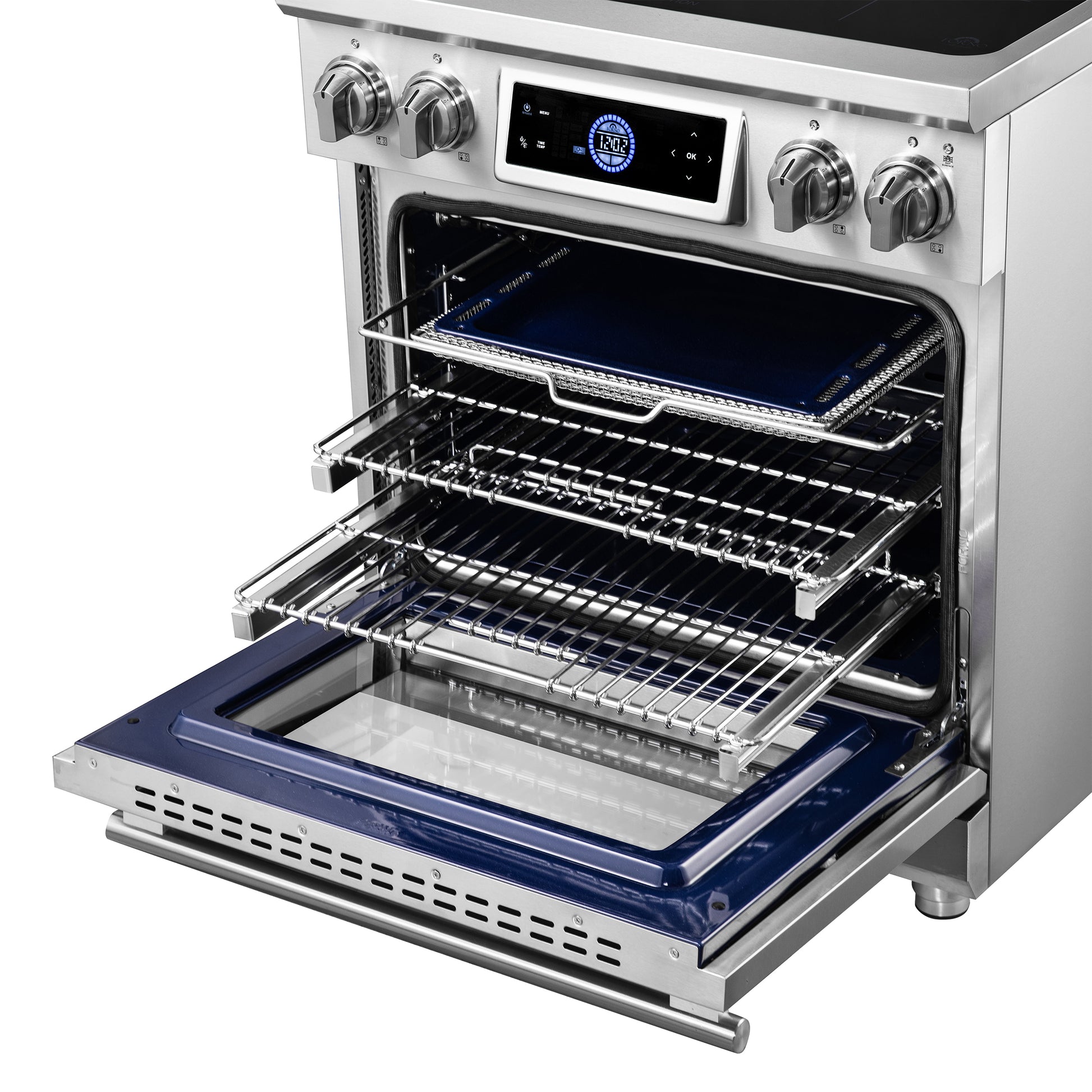 Forno Maximus cuisinière à induction 30 pouces avec friteuse à air - Forno Appliances