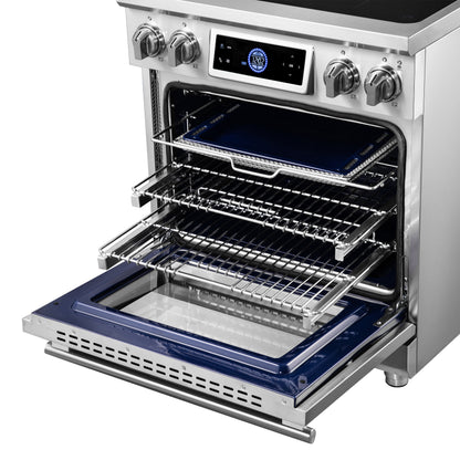 Forno Maximus cuisinière à induction 30 pouces avec friteuse à air - Forno Appliances