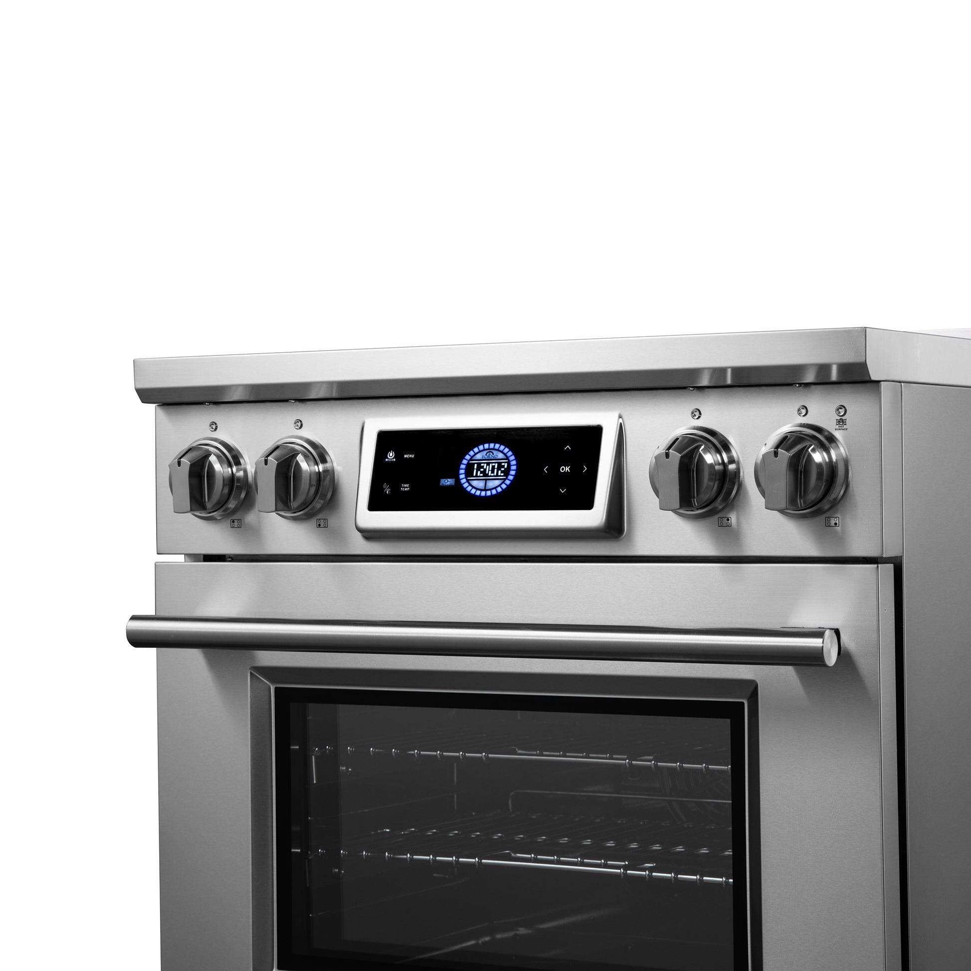 Forno Maximus, cuisinière à induction 30 pouces avec friteuse à air - Forno Appliances