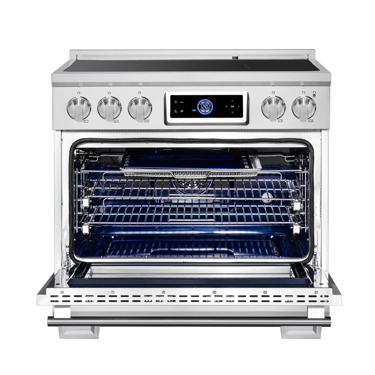 Cuisinière à induction Forno Maximus 36 pouces avec friteuse à air - Forno Appliances