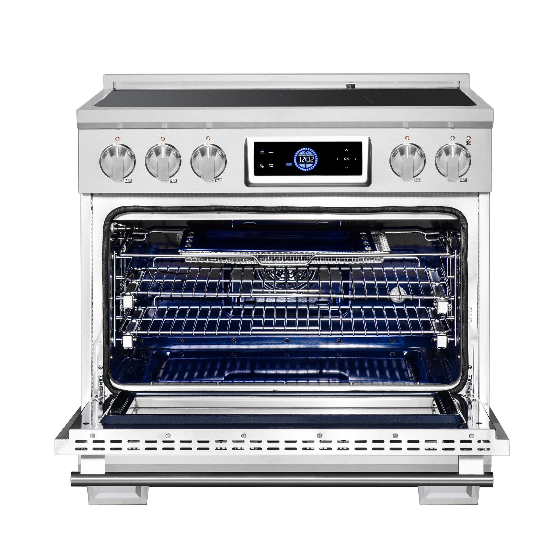 Cuisinière à induction Forno Maximus 36 pouces avec friteuse à air - Forno Appliances