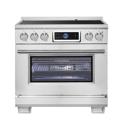 Forno Maximus cuisinière à induction 36 pouces avec air fryer - Forno Appliances