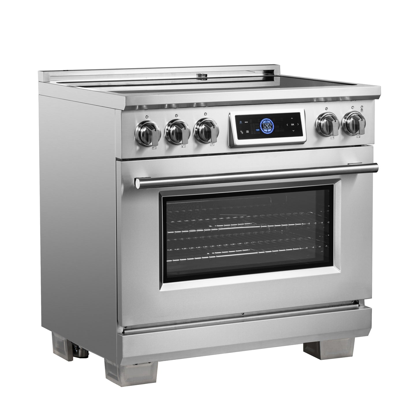 Forno Maximus 36 Inch cuisinière à induction avec friteuse à air - Forno Appliances