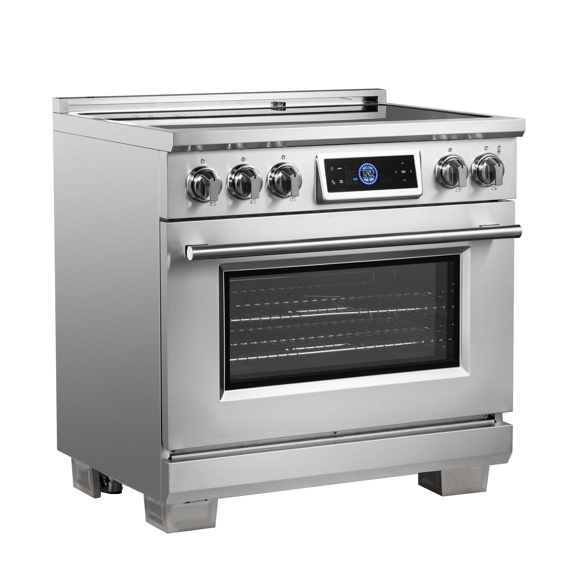 Forno Maximus 36 Inch cuisinière à induction avec friteuse à air - Forno Appliances