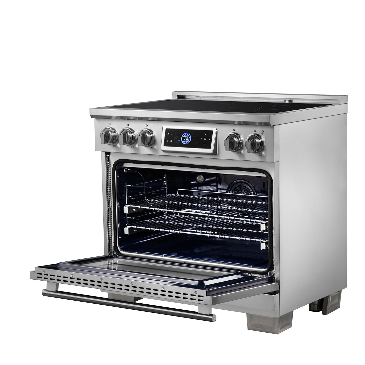 Forno Maximus cuisinière à induction 36 pouces avec friteuse à air - Forno Appliances