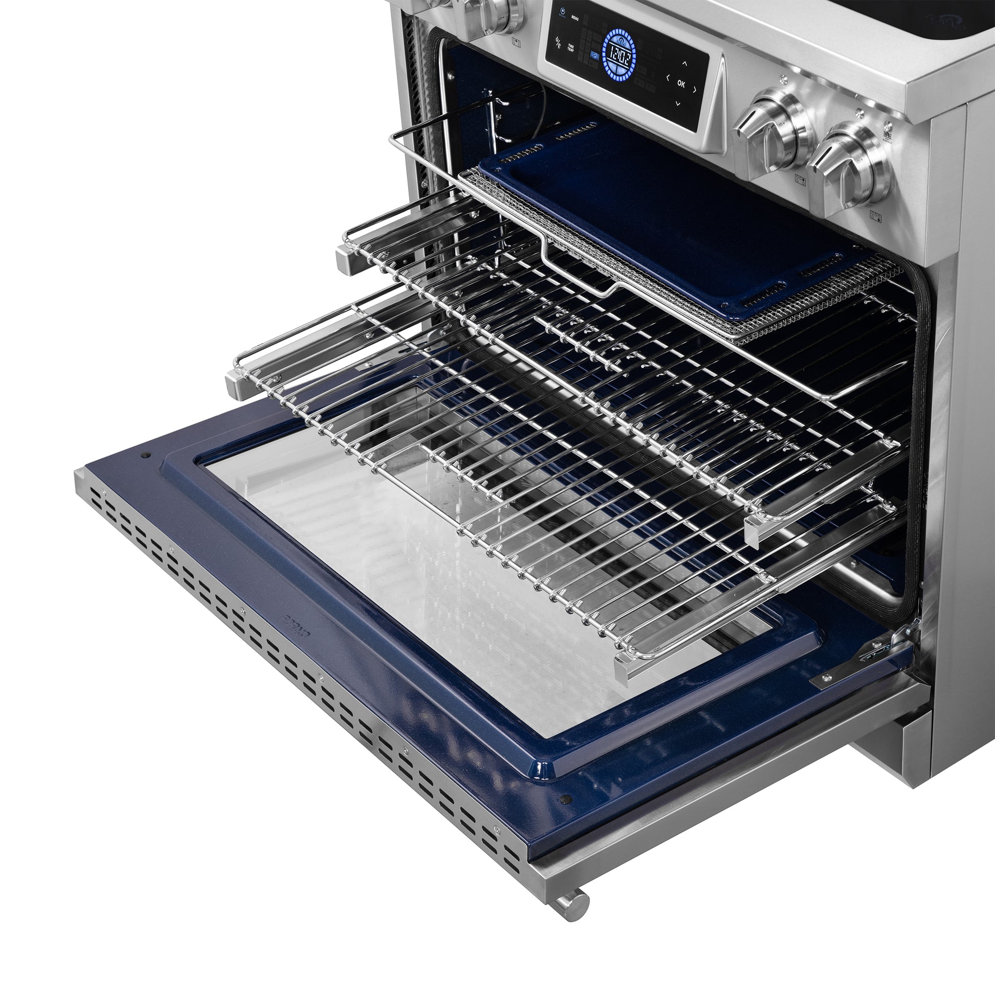 Forno Maximus cuisinière à induction 36 pouces avec friteuse à air - Forno Appliances