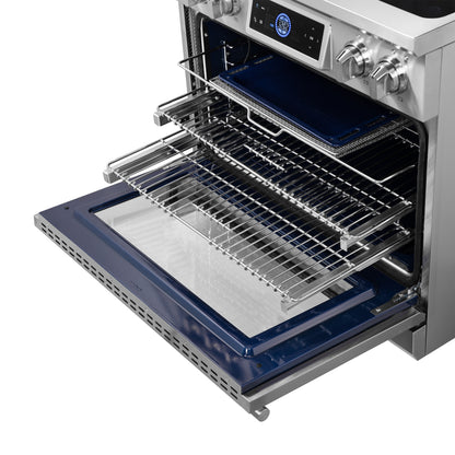 Forno Maximus cuisinière à induction 36 pouces avec friteuse à air - Forno Appliances