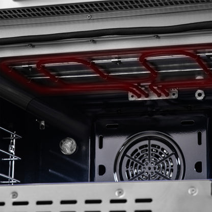 Forno Maximus cuisinière à induction 36 pouces avec friteuse à air - Forno Appliances