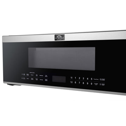 Forno Padula Over the Range Microwave, 30-Inch 1.2 cu.ft., Stainless Steel, 400 CFM, Sensor Cook - Forno Appliances