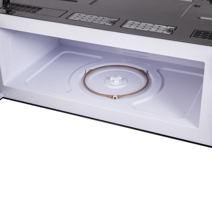 Forno Padula Over the Range Microwave, 30-Inch 1.2 cu.ft., Stainless Steel, 400 CFM, Sensor Cook - Forno Appliances