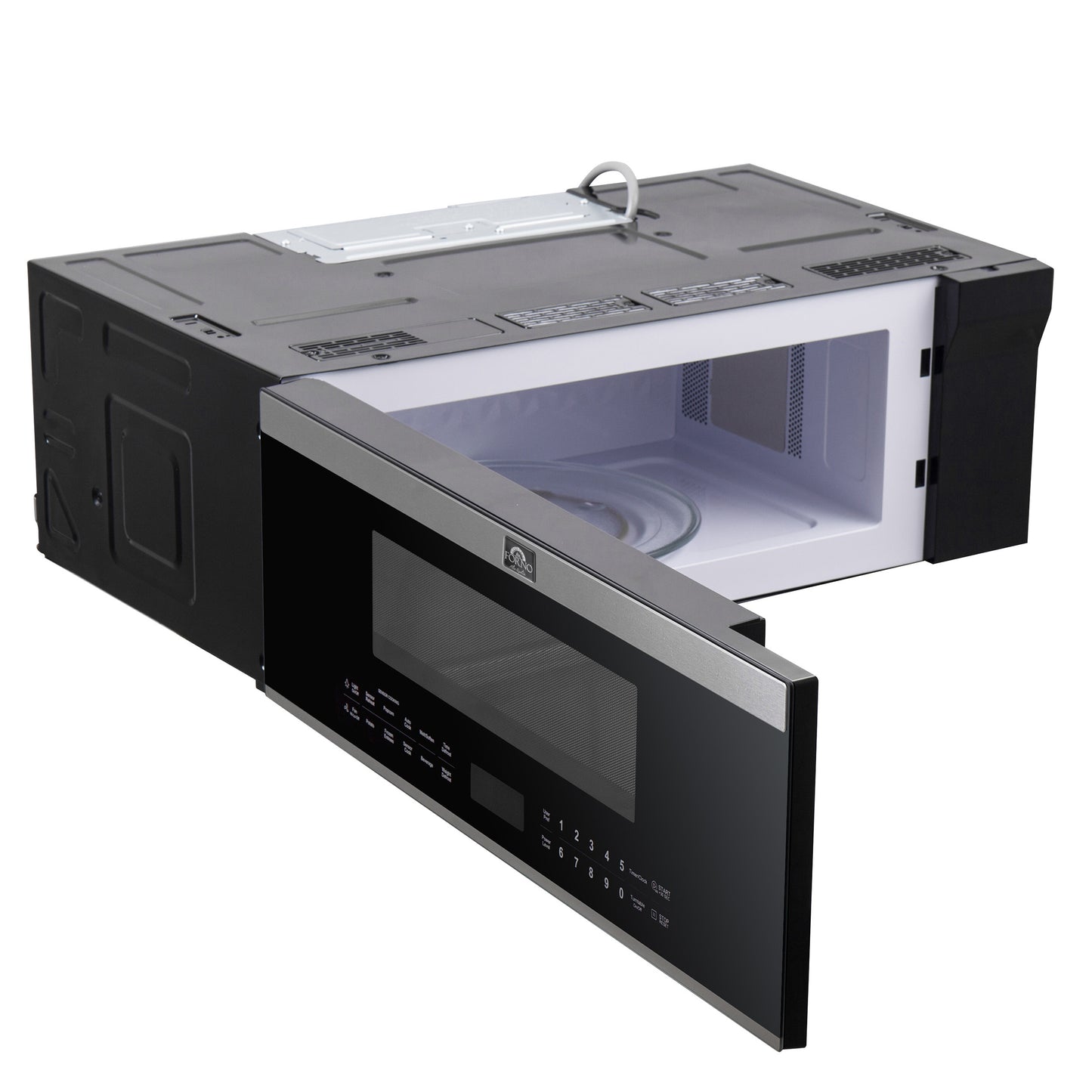 Forno Padula Over the Range Microwave, 30-Inch 1.2 cu.ft., Stainless Steel, 400 CFM, Sensor Cook - Forno Appliances