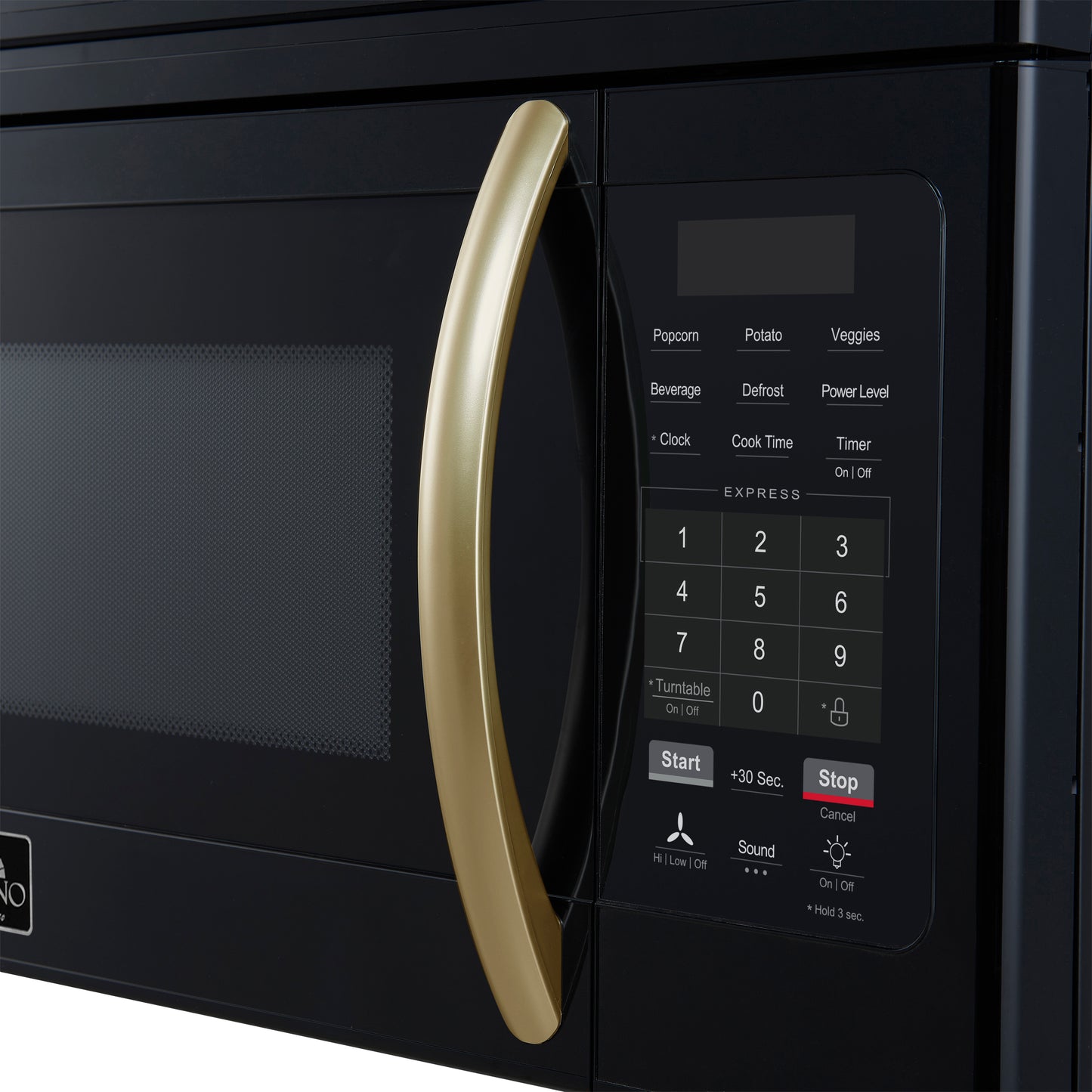 Forno Scalo 30-Inch Over the Range Microwave, Black – 1.6 cu.ft, 300 CFM Vent, Touch Control, LED Light - Forno Appliances