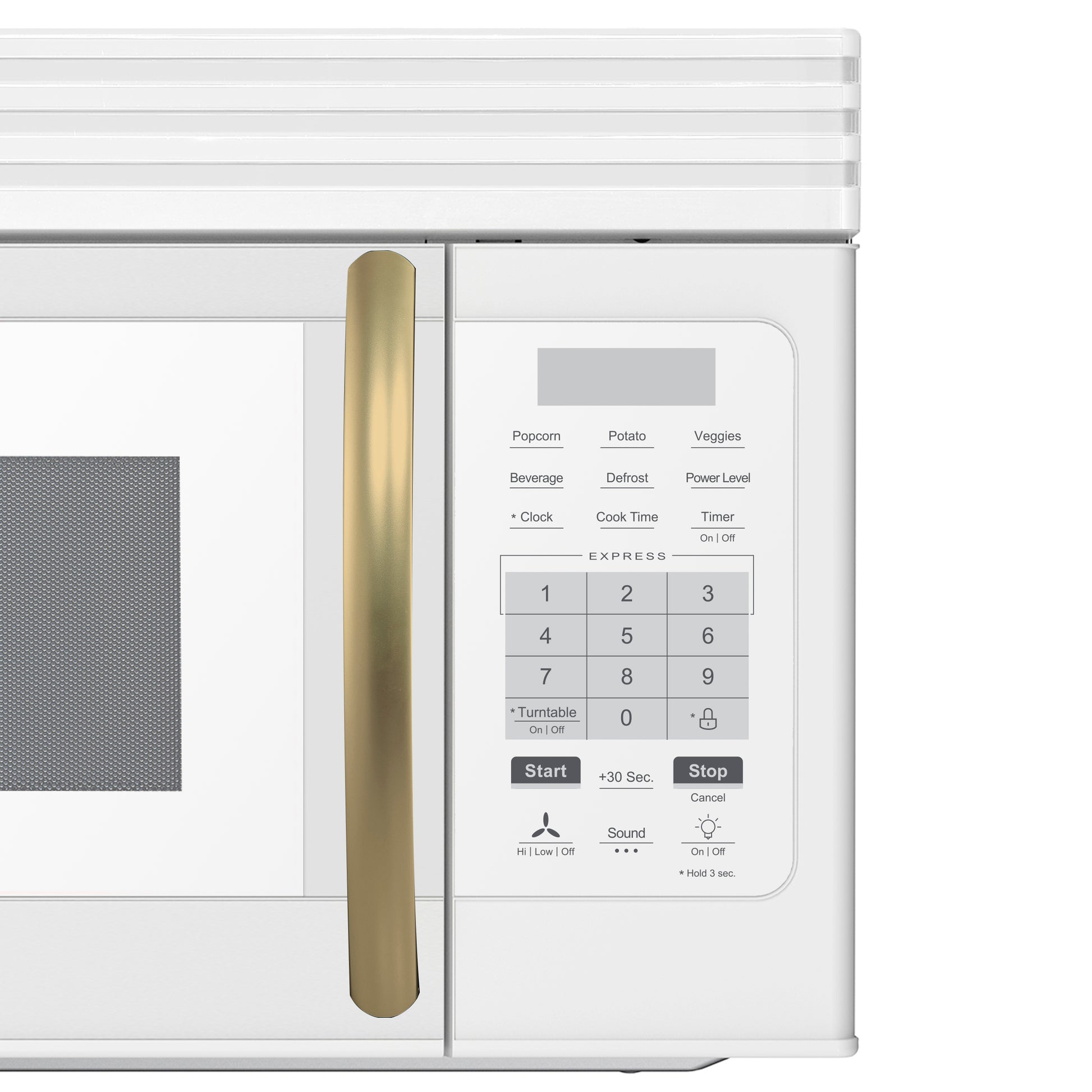 Forno Scalo 30-Inch Over the Range Microwave, White – 1.6 cu.ft, 300 CFM Vent, Touch Control, LED Light - Forno Appliances