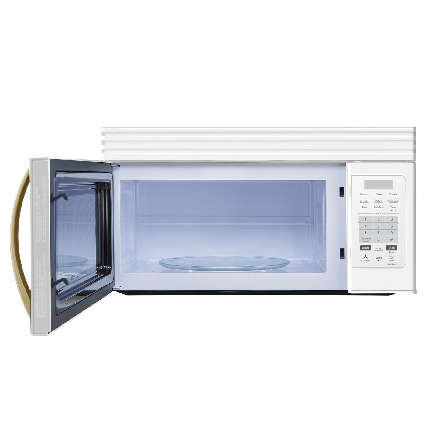 Forno Scalo 30-Inch Over the Range Microwave, White – 1.6 cu.ft, 300 CFM Vent, Touch Control, LED Light - Forno Appliances