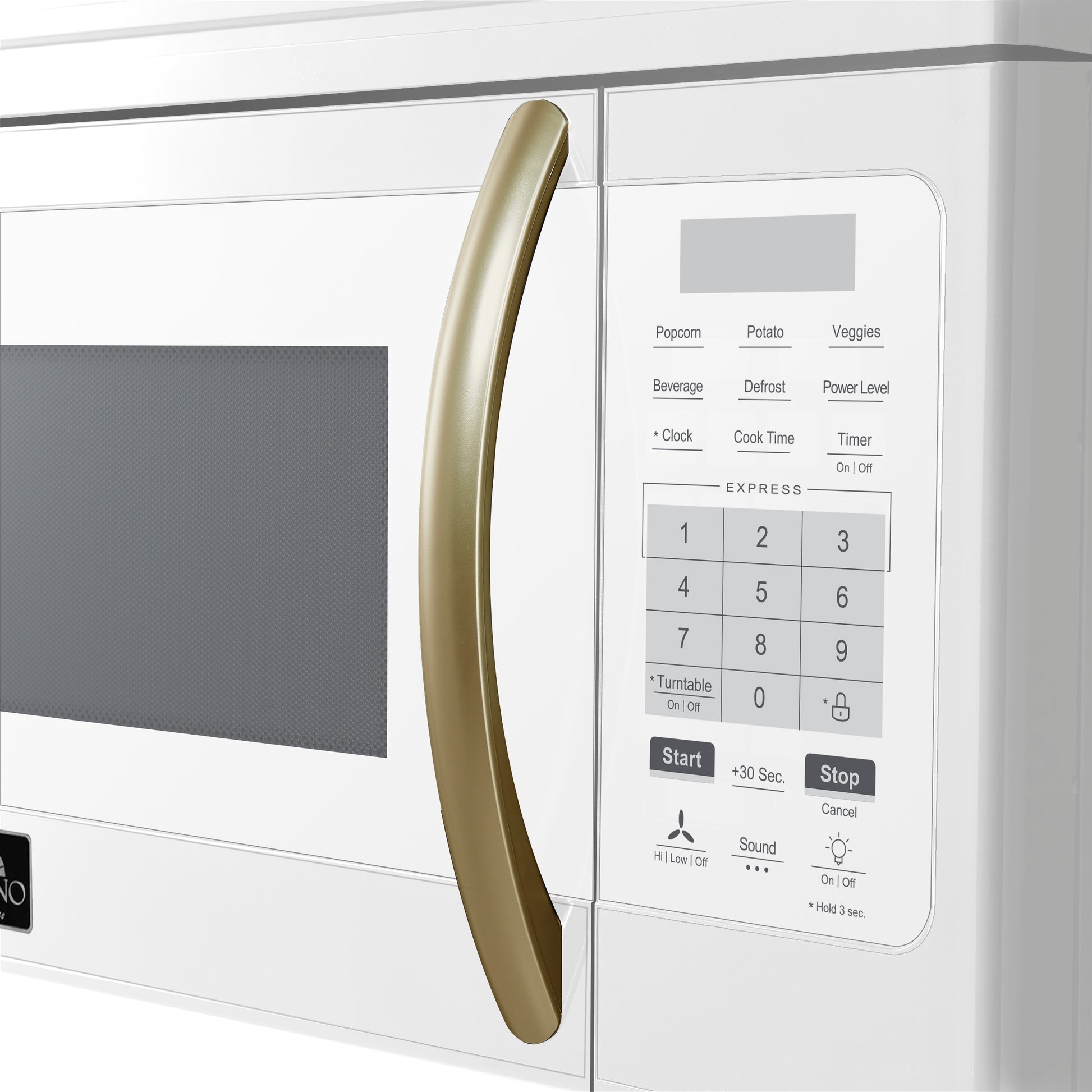 Forno Scalo 30-Inch Over the Range Microwave, White – 1.6 cu.ft, 300 CFM Vent, Touch Control, LED Light - Forno Appliances